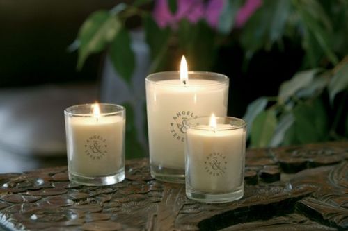 Serenity pure natural aromatherapy candles made with vegetable wax and handmade cotton wicks. - Complementary Therapists Harrogate