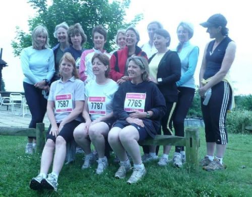 The Monday morning group after the 5k Race for Life - Sport Coaches Sevenoaks