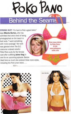 Mischa Barton wears Poko Pano - Swimwear Shops London