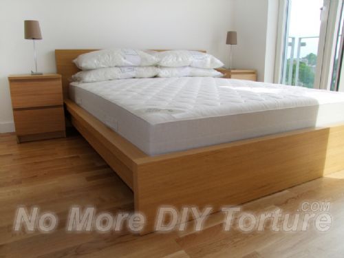 Malm Bed, Malm Bedside Tables - Flatpack Furniture Assemblers London