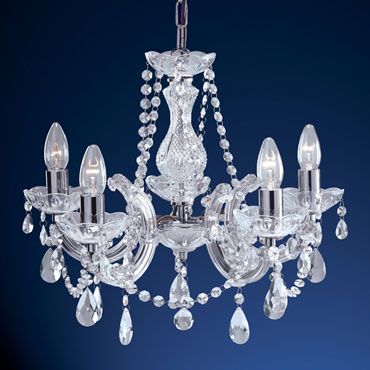 Marie Therese 5 Light Chandelier - Lighting Shops Birmingham