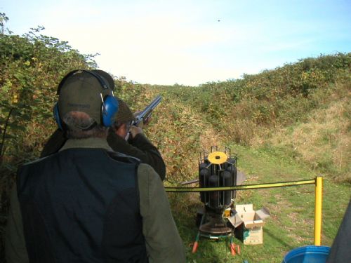 Clay pigeon trap ready to fire - Clay Pigeon Shooting Venues Hertford