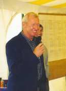Bob Wilson presenting prizes - Clay Pigeon Shooting Venues Hertford