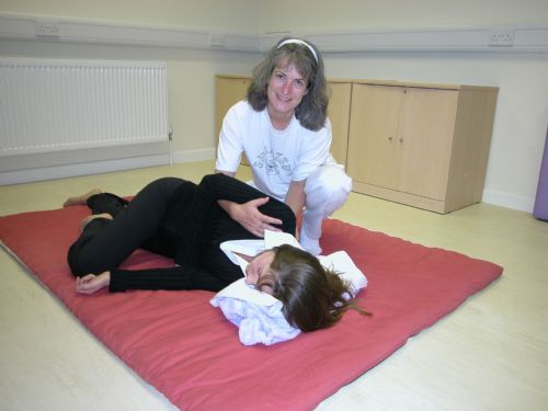 Most clients receive their treatment lying on a futon - Shiatsu Masseurs Colchester