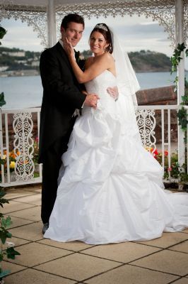 Wedding photograph from Livermead Cliff Hotel, Torquay, Devon - Wedding Photographers Newton Abbot