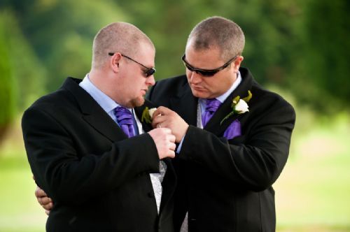 Groom and Best Man - Devon Wedding Photographer - Wedding Photographers Newton Abbot