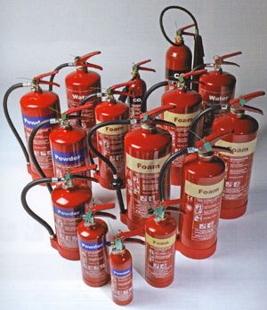 Full range of fire extinguishers supplied and maintained - Fire Protection Services Brandon