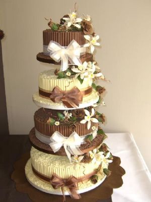 Chocolate wedding cakes horsham