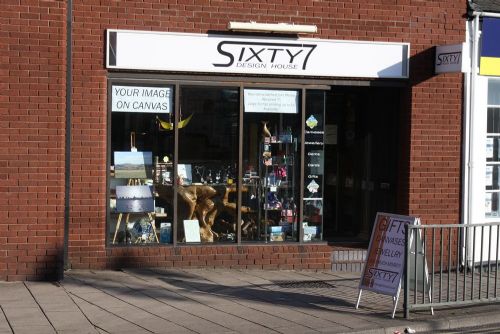Sixty 7 shop front - Gift Shops Leek