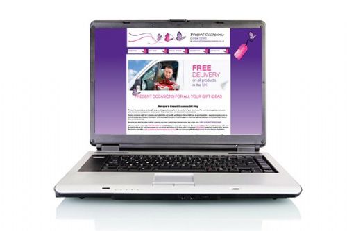 Present Occasions Website - Web Design Companies Wellingborough