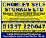  in CHORLEY - Chorley Self Storage Ltd