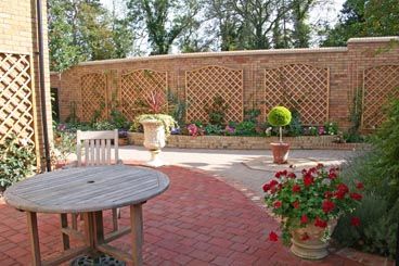  the patio areas makes this a low maintenance garden for all seasons