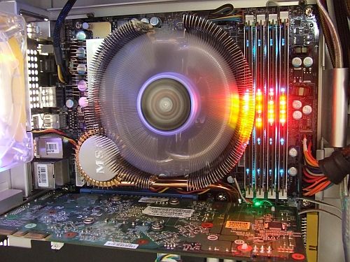 Inside a Gaztronics custom built PC. - Computer Support Services Biggleswade