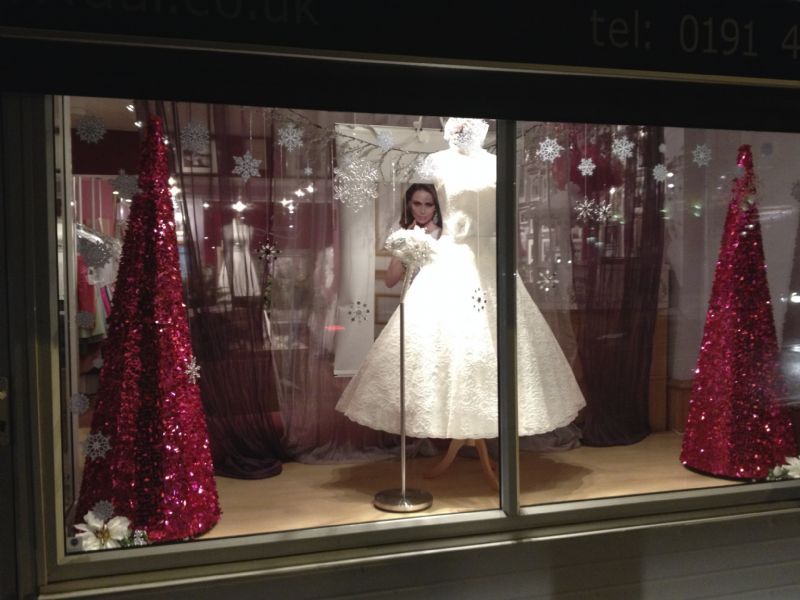 One of many Lamour Christmas windows.