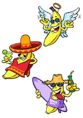 Hungry Bananas - Cartoonists Hastings