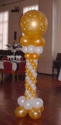 Balloon Column 6ft made for local wedding fair - Party Balloon Providers Birmingham