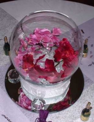 Illuminated Table Centre - One of many of our desings to add the WOW! factor. - Party Balloon Providers Birmingham