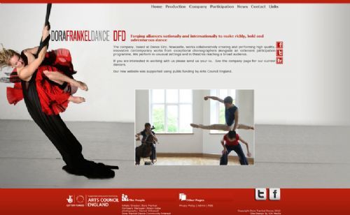 Dora Frankel Dance Project - Website Design Companies Hartlepool