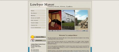 Lowbyer Mannor Bed and Breakfast Website - Website Design Companies Hartlepool