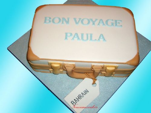 Bon Voyage Cake - Cake Designers Bromley