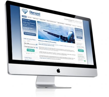 Diamond Forwarding Website - Website Design Companies Camberley