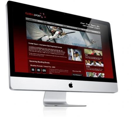 Globalsport Website - Website Design Companies Camberley