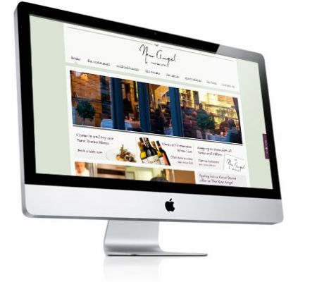 Website for Michelin Starred Restaurant - The New Angel - Website Design Companies Camberley