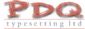 Typesetting in NEWCASTLE - PDQ Typesetting Ltd