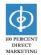 marketing in KINGSTON UPON THAMES - 100 Percent Direct Marketing