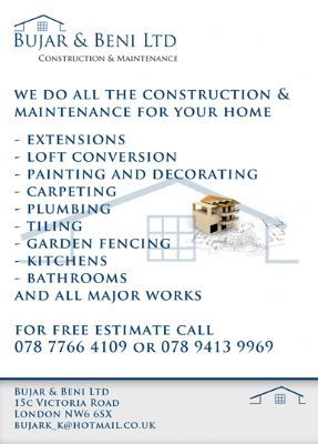 Bujar Leaflets - Website Design Companies London