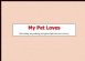 Pet Sitting in LONDON - My Pet Loves