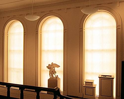 Roller Blind Filters installed at the Ashmolean Museum, Oxford - Window Blind Suppliers Northampton