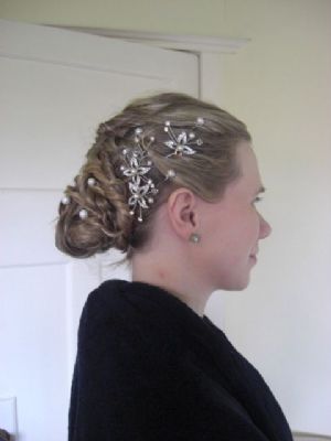 Twisted Bridal Up do - Mobile Hairdressers Wakefield