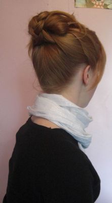 Elegant wedding style with plait effect. - Mobile Hairdressers Wakefield
