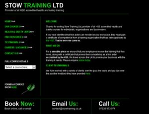Stow Training Ltd - Website Design Companies Stowmarket