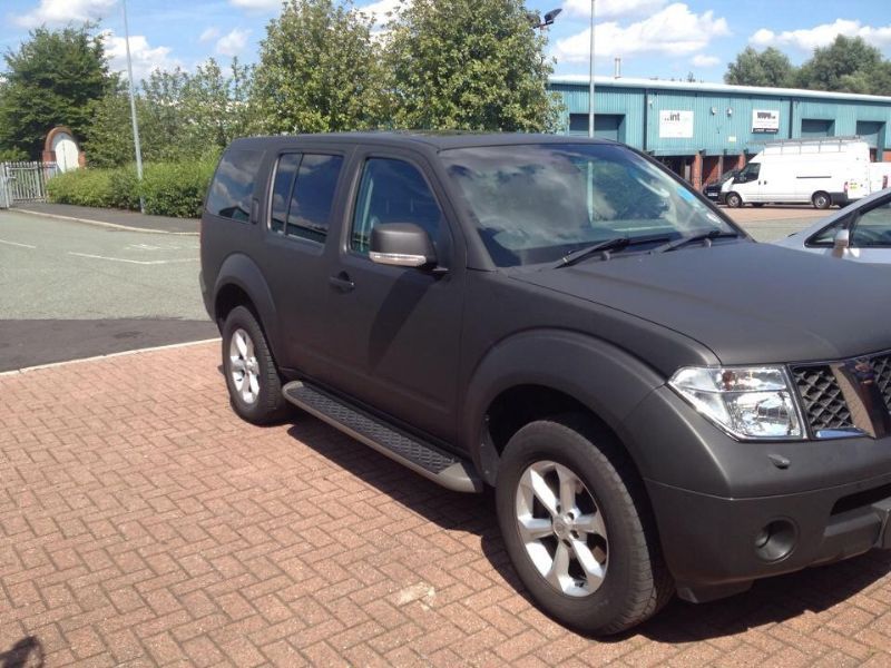 Nissan pathfinder matte black #7