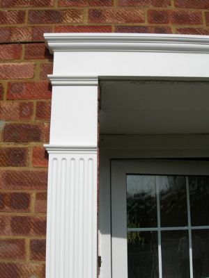 UPVC Georgian Door Surround Kit-fine detail - Shutter Companies Brandon