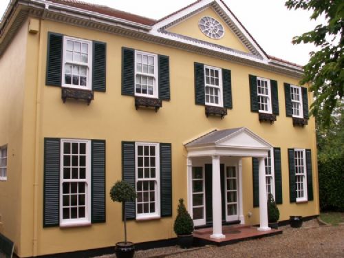 Town & Country synthetic wood shutters - Shutter Companies Brandon