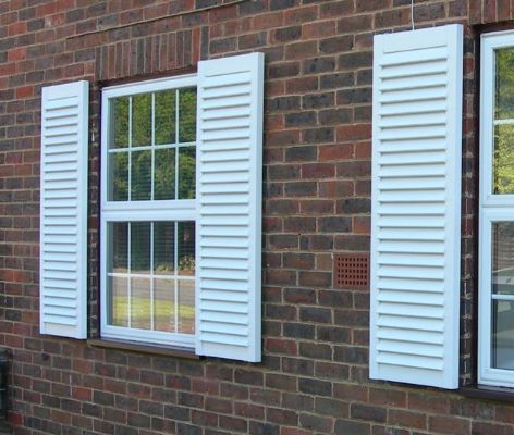 Town & Country synthetic wood shutter [Carbrooke] - Shutter Companies Brandon