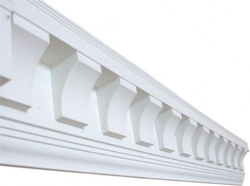 UPVC Exterior Dentil Trim [Exterior Coving] Scalloped Tooth - Shutter Companies Brandon