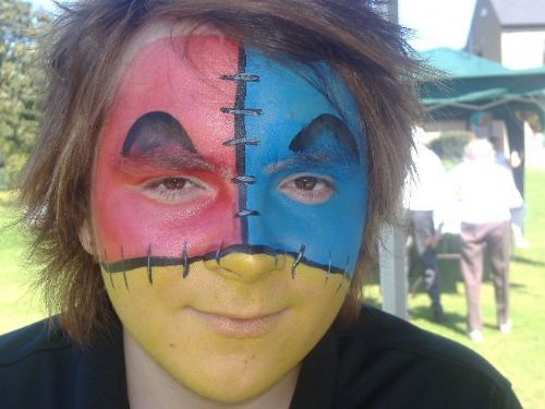 Stitched monster - Face Painting Artists Broxbourne