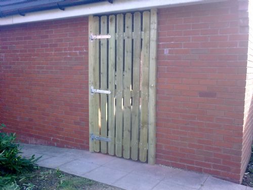 Handy man. Made and fitted two of these, with digital locks on bin stores for a management company. - Home and Garden Maintenance Companies Cardiff