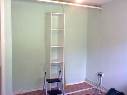 Handyman service fitted wardrobe start of job. - Home and Garden Maintenance Companies Cardiff