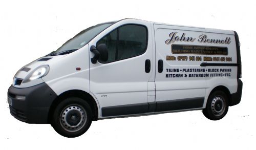 One of the many vans we design for sole traders. - Sign Makers Rochdale