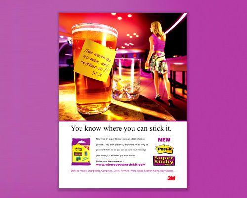 supersticky ad campaign for 3M - Advertising Agencies Southampton