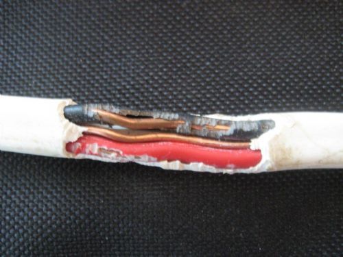 If you think you have mice do something about it, or they could do this to your cables!!!
