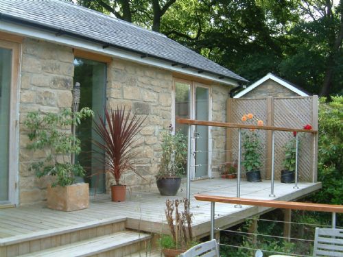 Bedroom extension overlooking the Dene in Jesmond.