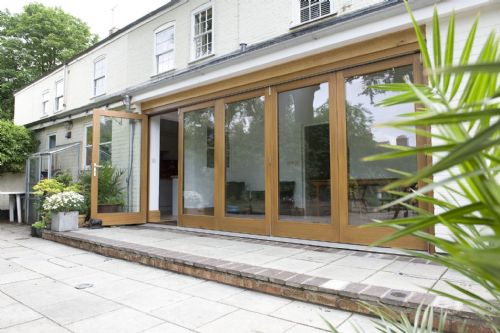 Hardwood Bi Fold Door - Unthank Road, Norwich