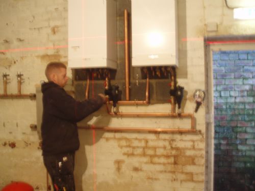 CHURCH INSTALLATION - DOUBLE VIESSMANN BOILERS !