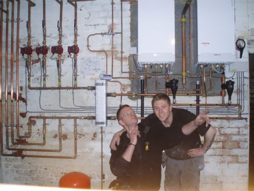 TWO GAS ENGINEERS